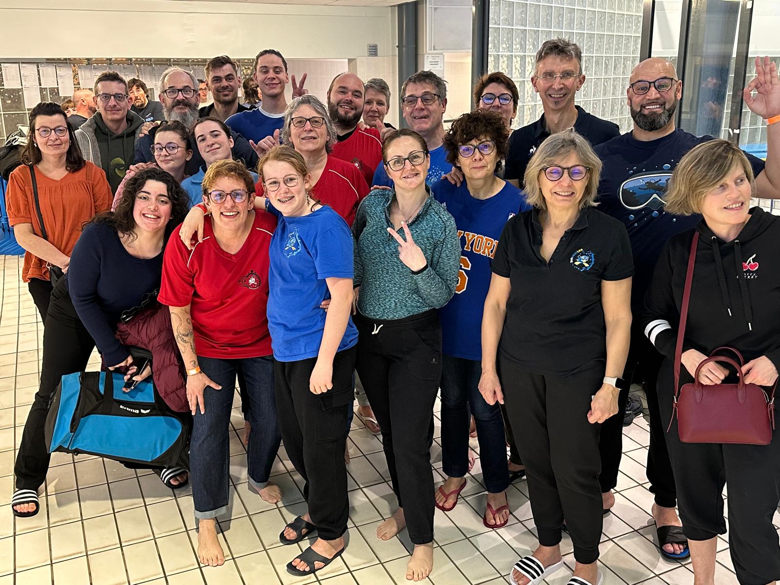 photo de groupe lors de la competition de massy
