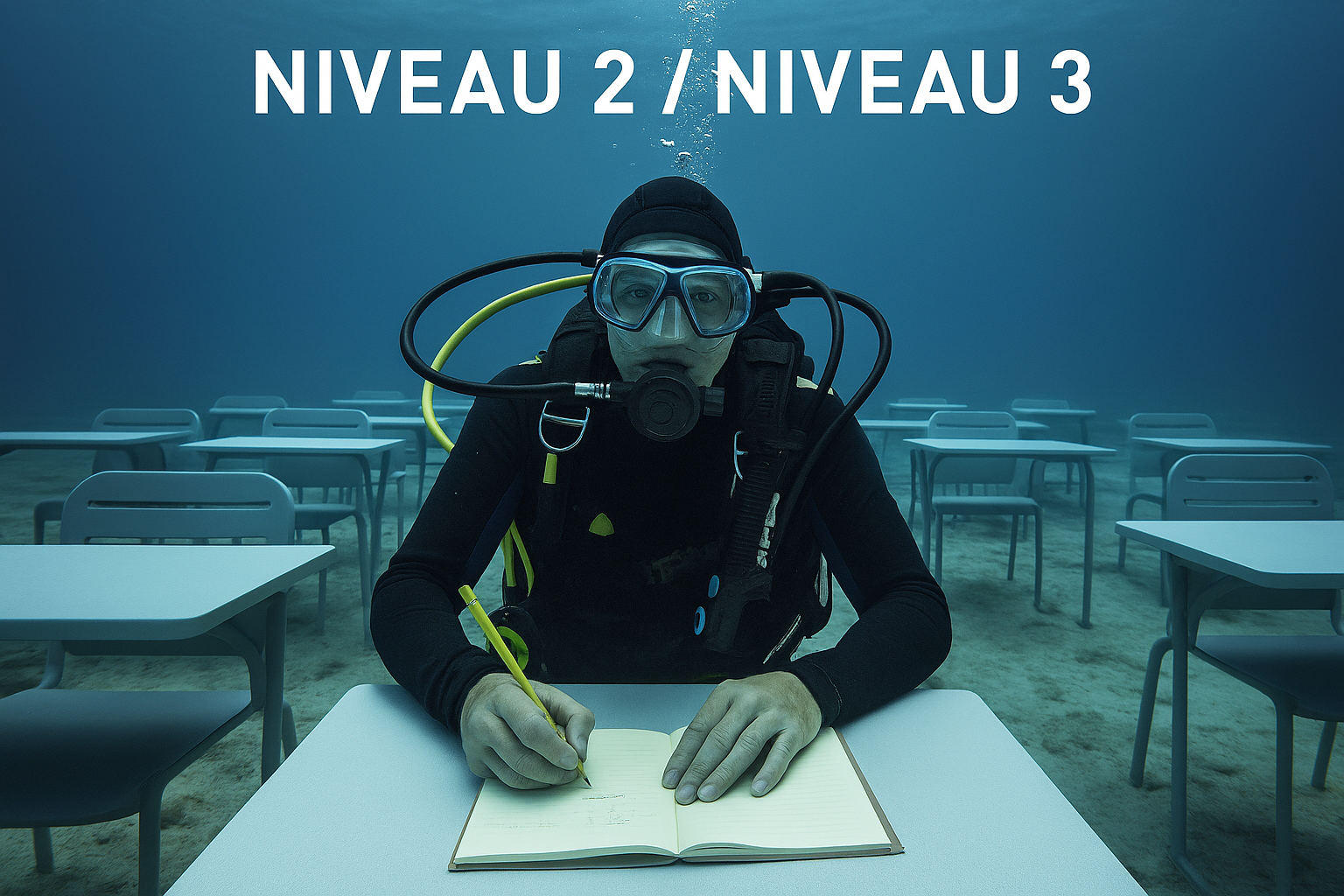 Plongeur en classe